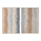 Neutral Wash??2’ x 3’ rugs revealing different colors within pattern repeat.